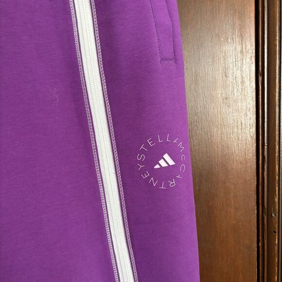 adidas by Stella McCartney Zipper Track Pants Purple S New With Tags - Picture 14 of 15